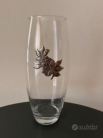 Vaso vetro e argento