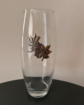 Vaso vetro e argento