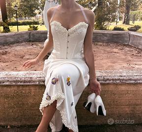 Corsetto e Gonna interamente fatti a mano