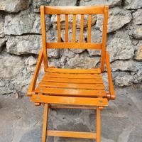 Seggiola bimbi in legno Brevetti Reguitti