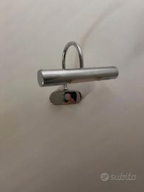coppia applique metallo cromato