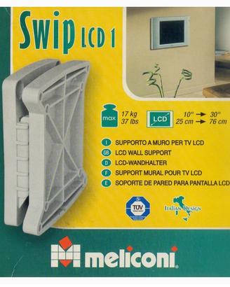 MELICONI Supporto a muro per TV Vesa 75 e 100