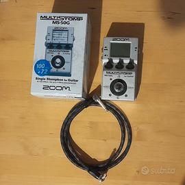 ZOOM Multistomp MS50-G + Cavo BOSS intrecciato