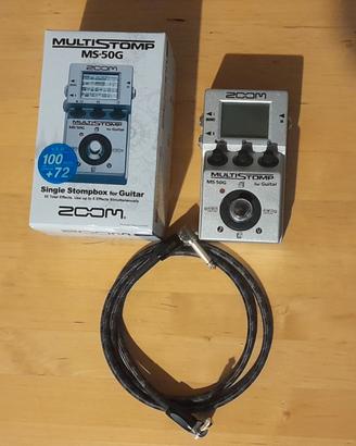 ZOOM Multistomp MS50-G + Cavo BOSS intrecciato
