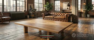 Tavolino Salotto caffé - Legno massello pregiato -