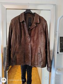 giacca donna in pelle