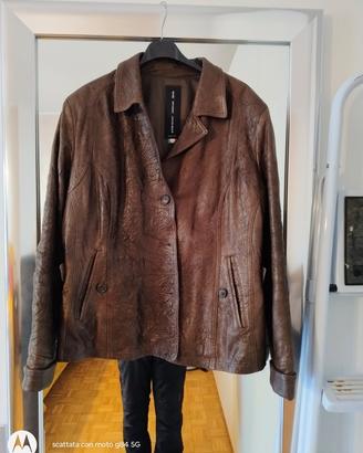 giacca donna in pelle
