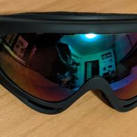 Maschera sci/snowboard con lenti polarizzate