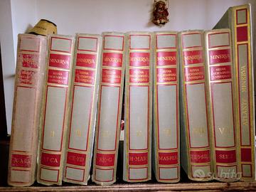 Enciclopedia Minerva 1968 con atlante e 8 volumi