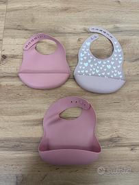 Bavaglini in silicone 3 pezzi