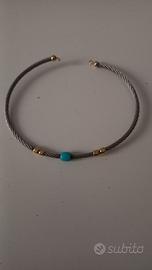 bracciale oro e acciaio 