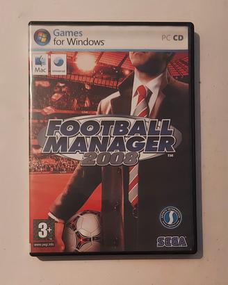 Football Manager 2008 PC CD Mac