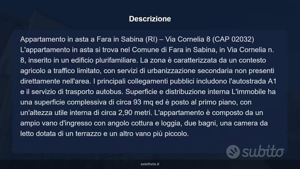 Appartamento – Fara in Sabina, Passo Corese - Vista 5
