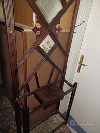 attaccapanni antico in legno