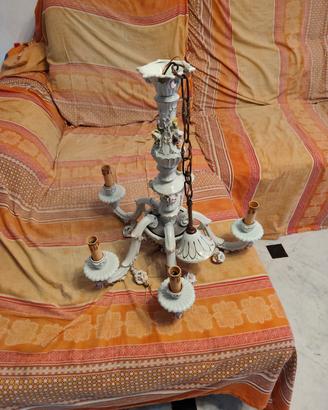 lampadario Capodimonte 