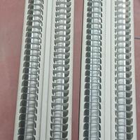 Neon doppio con portalampade in metallo