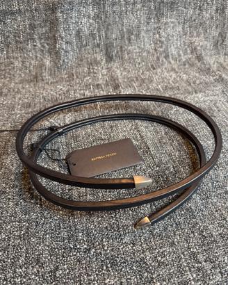 Leather Snake Belt Bottega Beneta