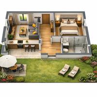 Appartamento con giardino privato disponibile