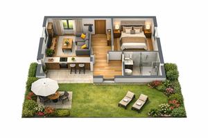 Appartamento con giardino privato disponibile