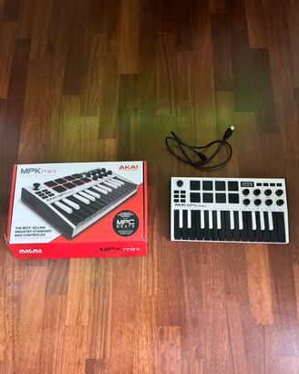 Tasiera AKAI MPK3 Mini-Special Edition White