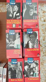 VHS Nuovi Sigillati, Totó, Tognazzi, Sordi,ecc.