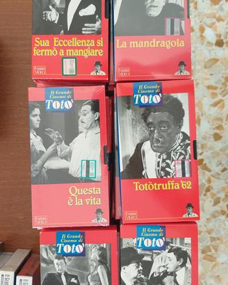 VHS Nuovi Sigillati, Totó, Tognazzi, Sordi,ecc.