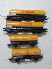 lotto cisterne modellismo ferroviario shell