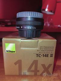Nikon TC-14E III attacco F
