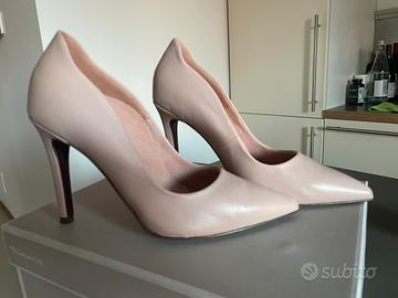 Decolletè rosa cipria