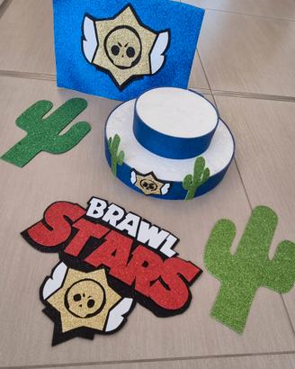 Kit Torta Scenografica / Porta Merendine "Brawl St