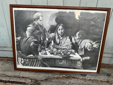 Quadro carboncino firmato