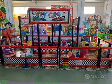 Circuito Pista Baby cars x Parco Giochi-Gonfiabili