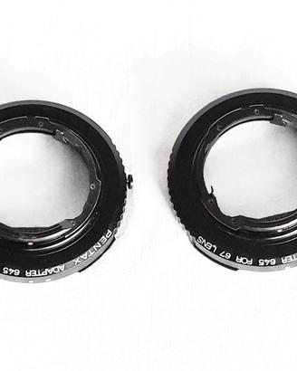 Anello adattatore da 6x45 a 6x7 pentax