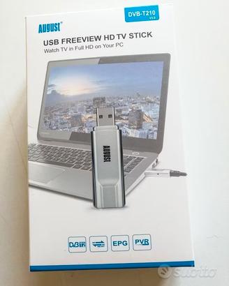Chiavetta USB Sintonizzatore TV per PC.
