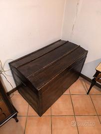 Mobile arredamento baule il legno vintage 
