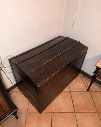 Mobile arredamento baule il legno vintage 