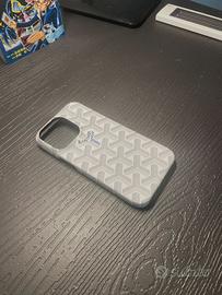 Cover Goyard Iphone 13 Pro Bianca