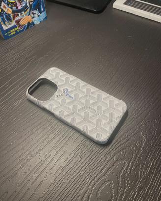 Cover Goyard Iphone 13 Pro Bianca
