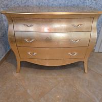 mobili camera stile barocco oro