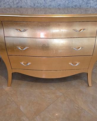 mobili camera stile barocco oro