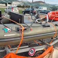 gommone con motore 25 cv +carrello 