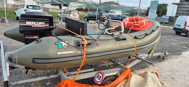 gommone con motore 25 cv +carrello 