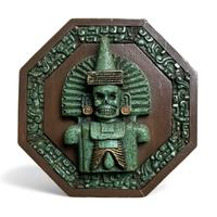 Placca decorativa messicana azteca vintage