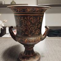 coppa stile etrusco in terracotta