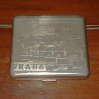 porta sigarette Praha in ottone galvanizzato usato