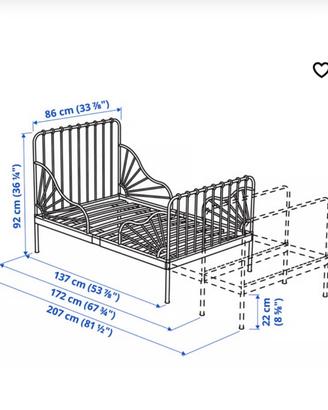 Lettini allungabili ikea