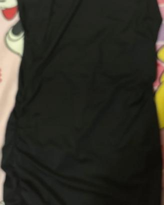 Abito nero SHEIN aderente collo alto elegante