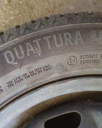 5 ruote per auto nuove usate solo 3 mesi 