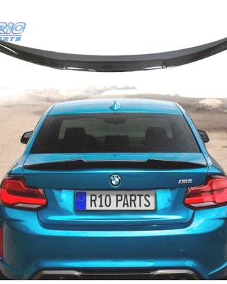 SPOILER ALETTONE BMW F22 F23 F87 M2 CARBONIO