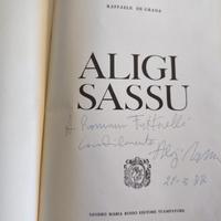 ALIGI SASSU MONOGRAFIA CON AUTOGRAFO
